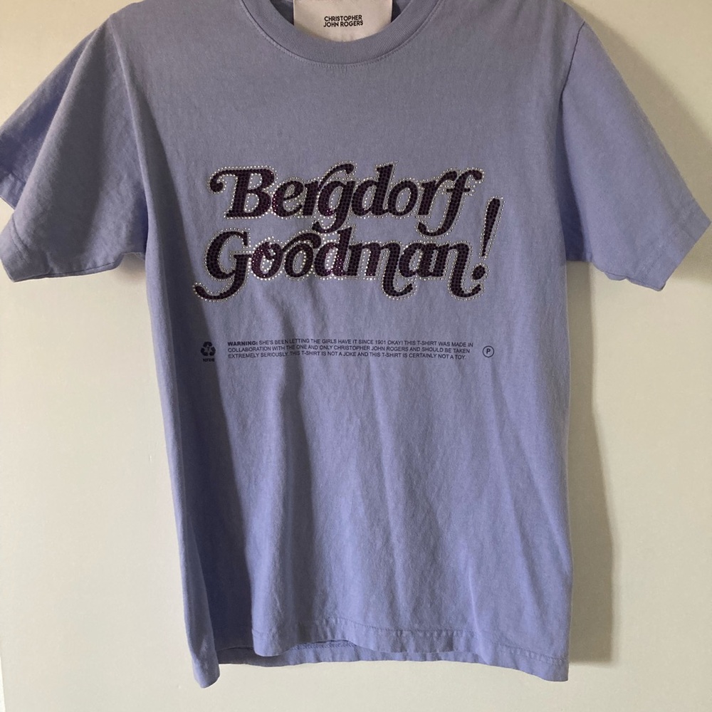 BERGDORF GOODMAN Christopher John Rogers T-Shirt w/Tags-Collectors Piece